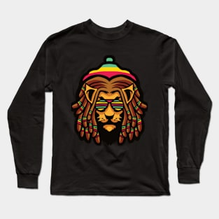 Rasta Lion Long Sleeve T-Shirt